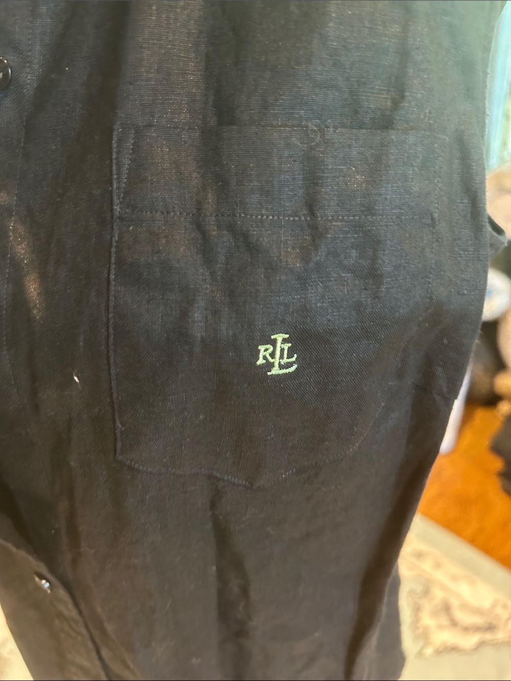 Lauren Ralph Lauren Black Label with Shimmer Detail - Black - Picture 3 of 6